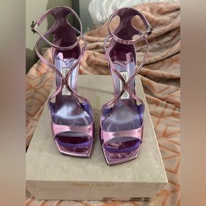 Jimmy Choo Azia 110mm heels Size: 39 Color: Mauve